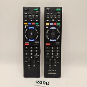 SONY RM-YD073 REMOTE REPLACEMENT ON THE LEFT + BROKEN ONE ON THE RIGHT(FREE)